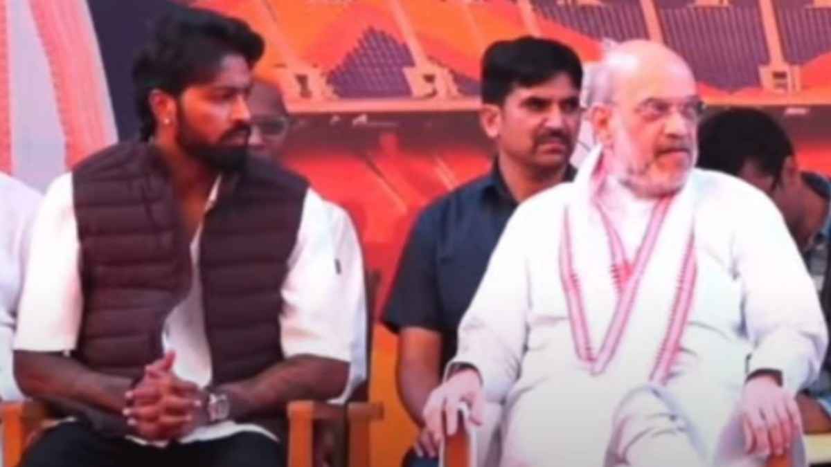 Hardik Pandya Amit Shah