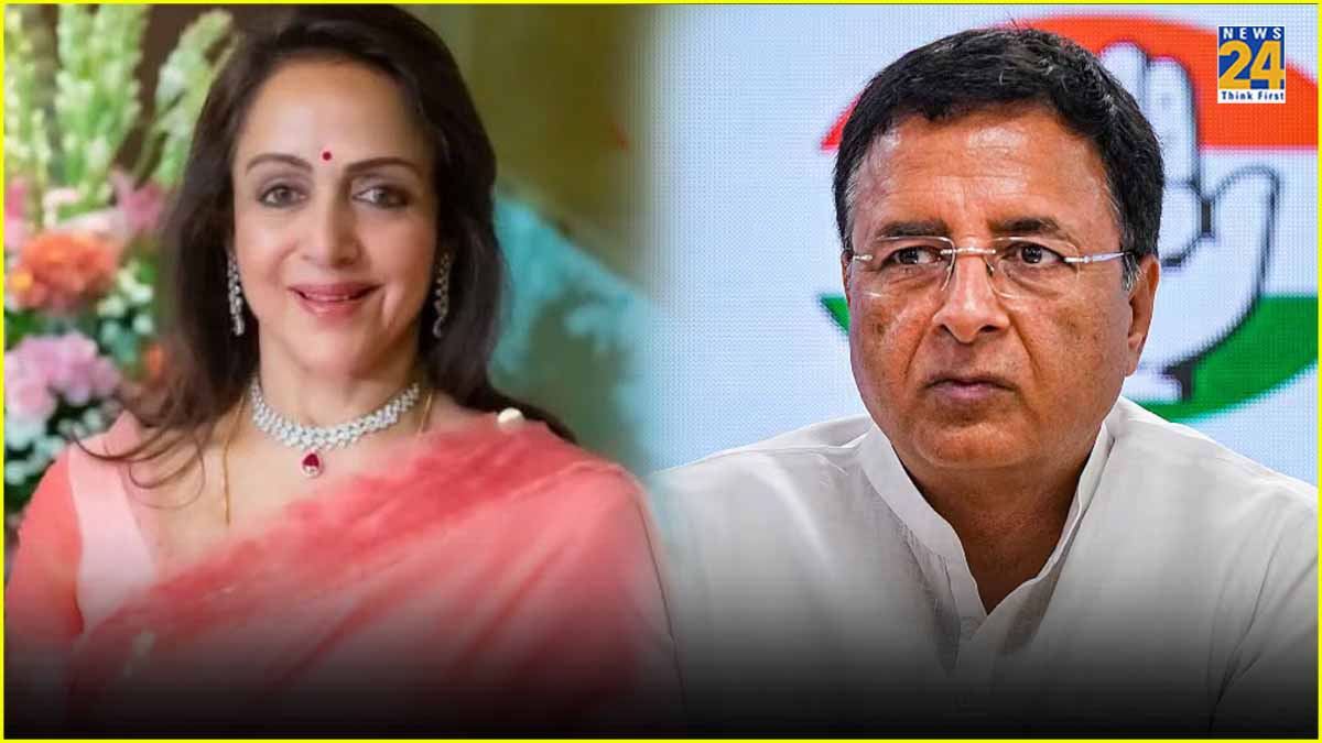 Hema Malini and Randeep Surjewala