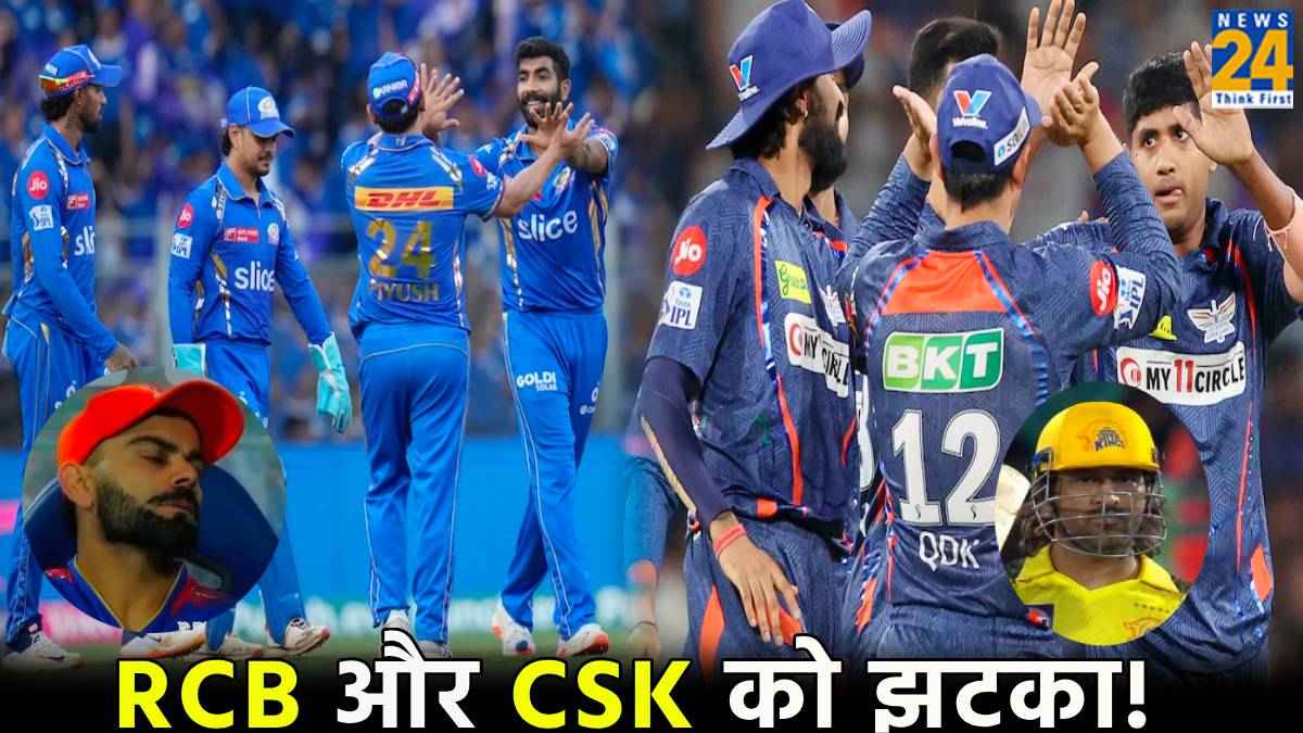 IPL 2024 Delhi Lost vs Mumbai Lucknow Won vs Gujarat New Points Table