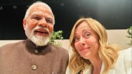 Italy PM Giorgia Meloni Selfie With PM Modi
