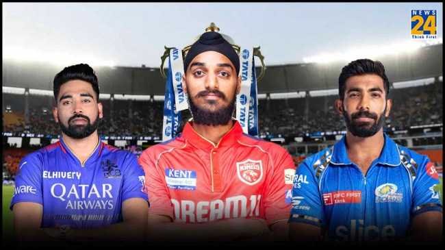 Jasprit Bumrah Mohammed Siraj Arshdeep Singh IPL 2024 Indian fast bowlers for T20 World Cup 2024 Jasprit Bumrah Mohammed Siraj Arshdeep Singh