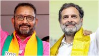 K Surendran And Rahul Gandhi