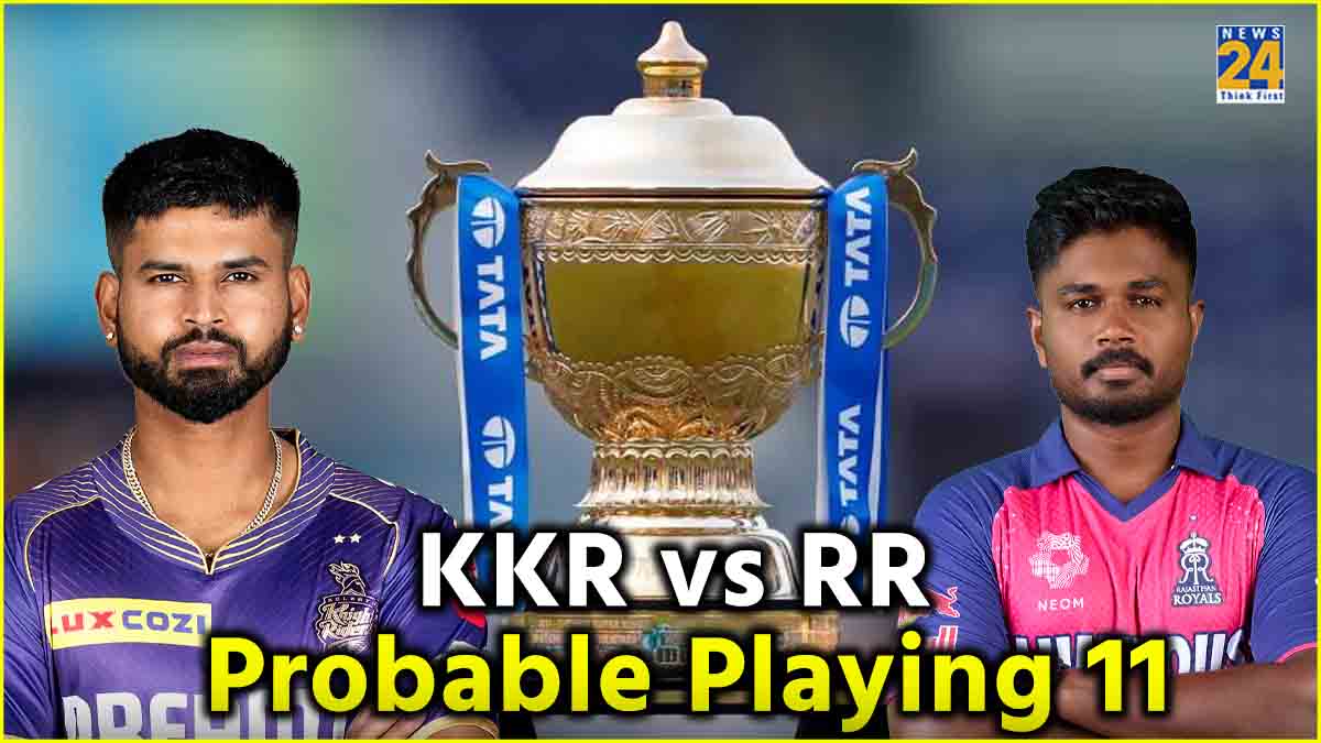 KKR vs RR Probable Playing 11 Kolkata Knight Riders Rajasthan Royals Eden Gardens