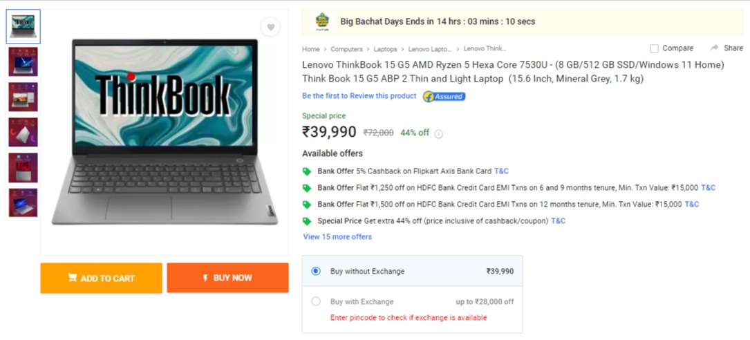 Laptop Under 40000 in India