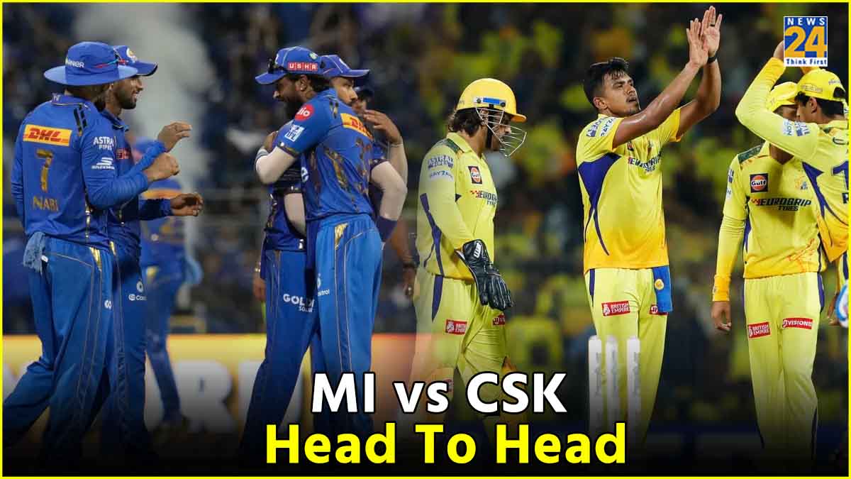 MI Vs CSK Head To Head Record Mumbai Indians Chennai Super Kings Wankhede Stadium