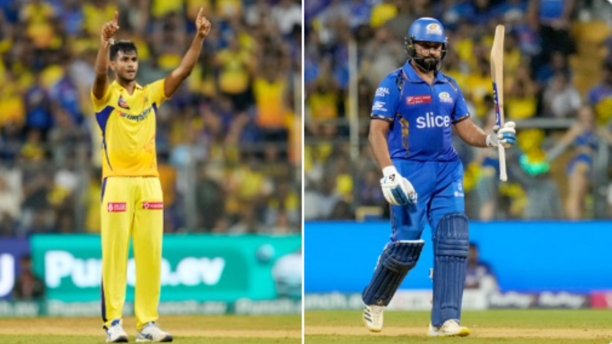 ipl 2024 mi vs csk Chennai Super Kings won by 20 runs rohit sharma Matheesha Pathirana