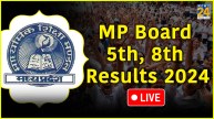 MP board 5th, 8th results 2024 Live
