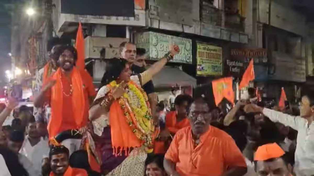 असदुद्दीन ओवैसी के खिलाफ चुनाव लड़ रहीं माधवी लता ने मस्जिद पर चलाया तीर? विवाद होने पर कही ये बात