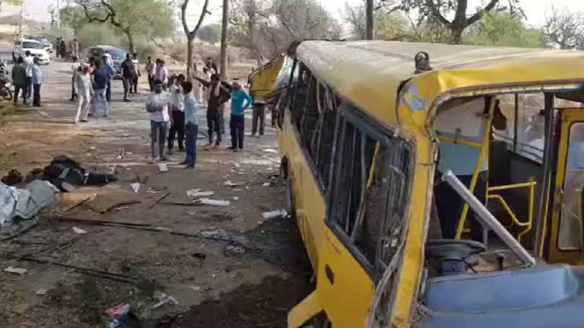 Mahendragarh Bus Accident ड्राइवर की चूक, 3 आरोपी गिरफ्तार, छुट्टी के दिन खुलने पर स्कूल को नोटिस