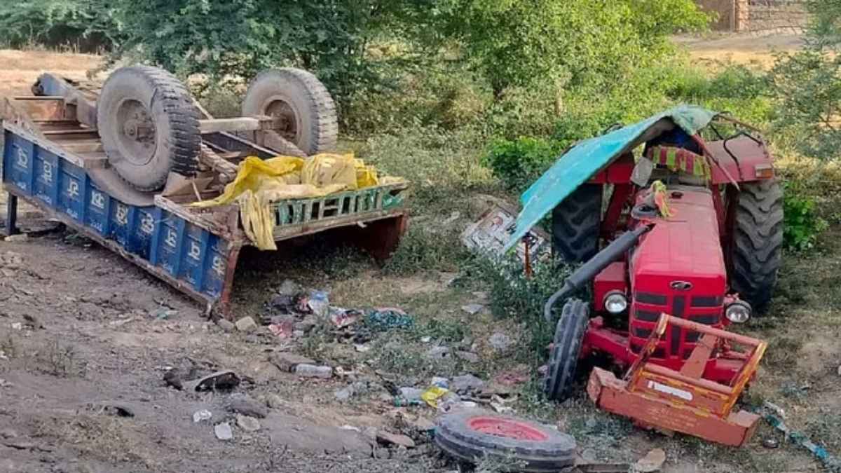 UP के मैनपुरी में बड़ा हादसा; ट्रक ने ट्रैक्टर-ट्राली को मारी टक्कर, 4 महिलाओं की मौत, 18 घायल