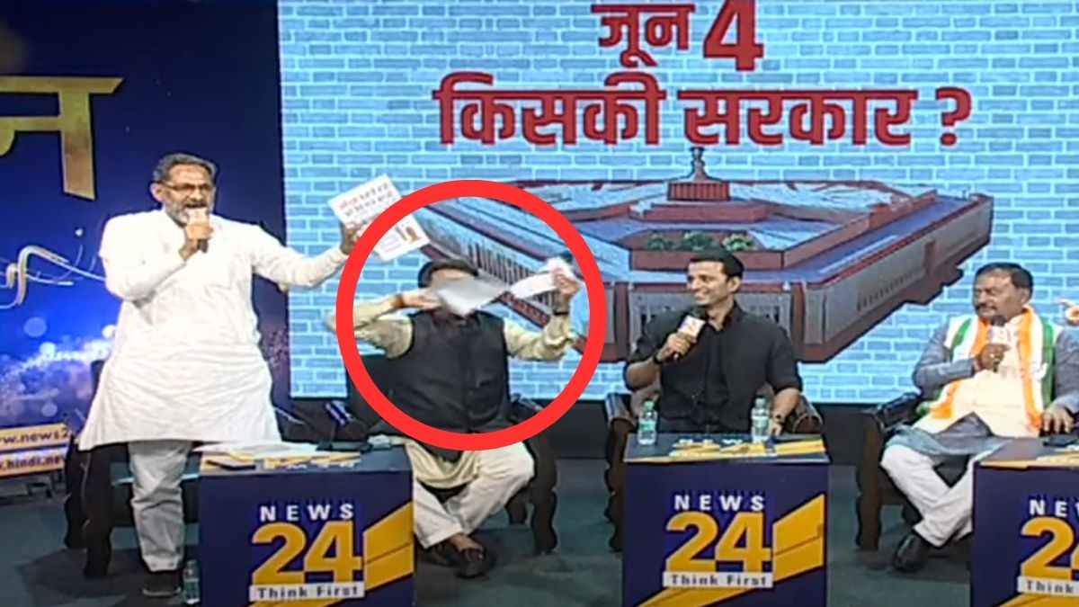 Exclusive Video: मुकदमा ठोकूंगा, सबक सिखाऊंगा...Live डिबेट में BJP-SP प्रवक्ता भिड़े, कांग्रेस ने लिए मजे