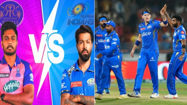IPL 2024 MI vs RR Four Mumbai Indians Player Danger For Sanju Samson Team Rohit Sharma Ishan Kishan Tilak Verma jasprit Bumrah IPL 2024 MI vs RR Four Mumbai Indians Player Danger For Sanju Samson Team Rohit Sharma Ishan Kishan Tilak Verma jasprit Bumrah
