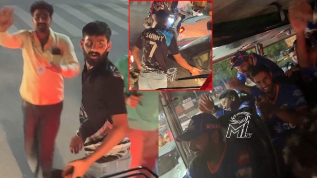 Mumbai Indians Team Bus