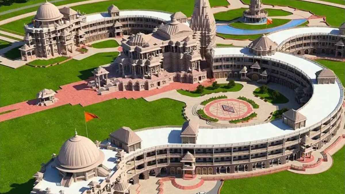 Om Shaped Shivji Temple