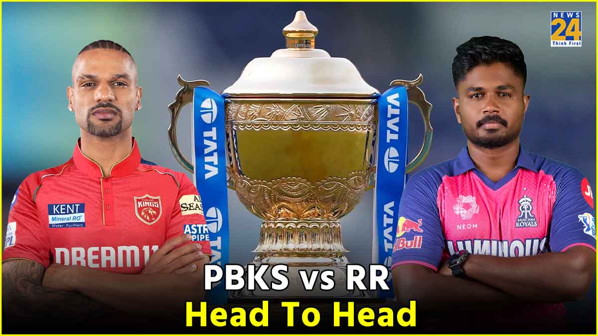 PBKS vs RR Head To Head Record Mullanpur Stadium Chandigarh