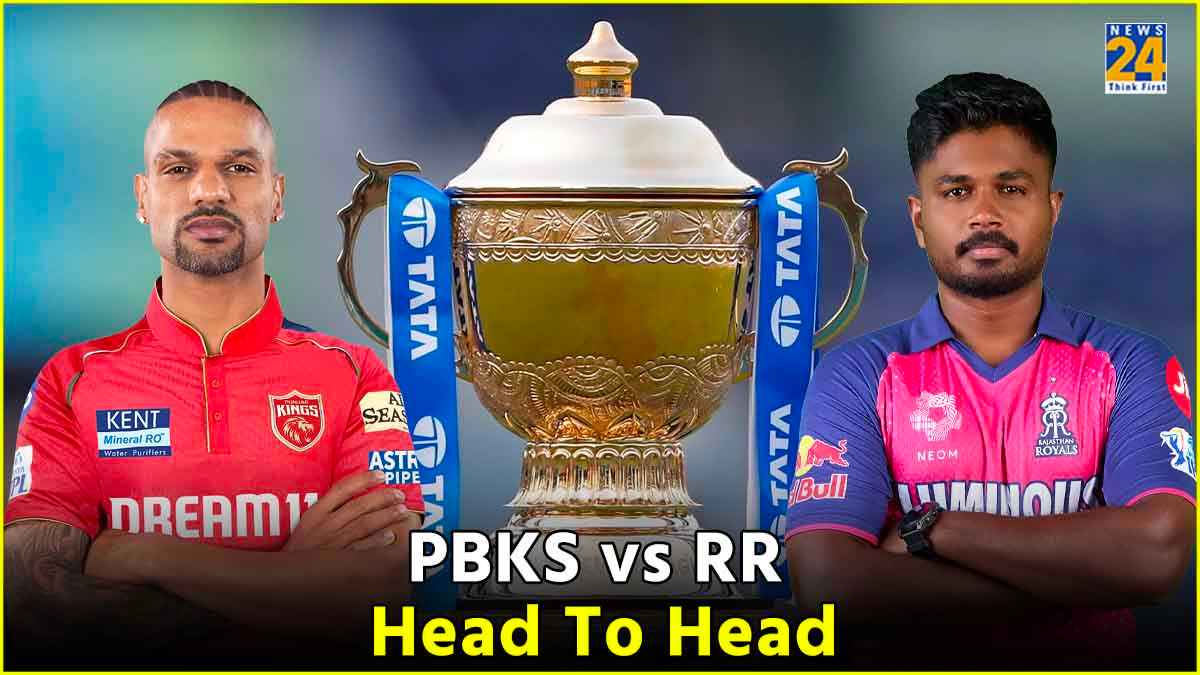 PBKS vs RR Head To Head Record Mullanpur Stadium Chandigarh