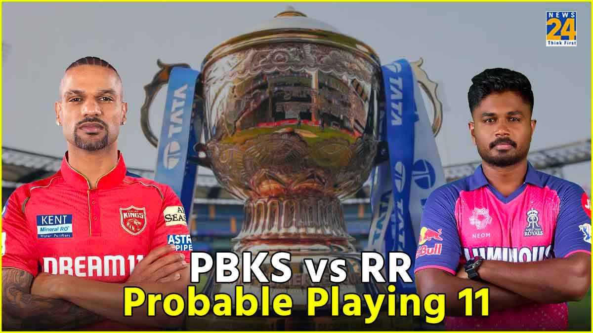 PBKS vs RR Probable Playing 11 Punjab Kings Rajasthan Royals