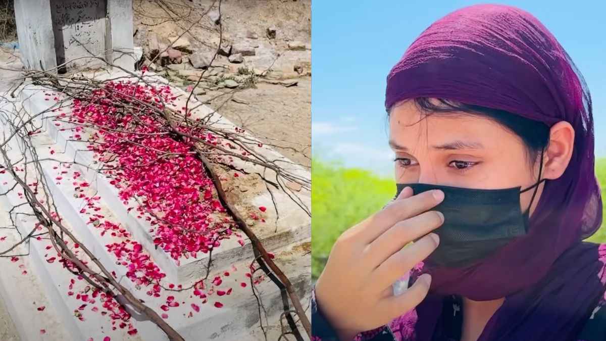 बहन की कब्र पर व्लॉगिंग करने लगी पाकिस्तानी लड़की, लोगों ने लगाई लताड़