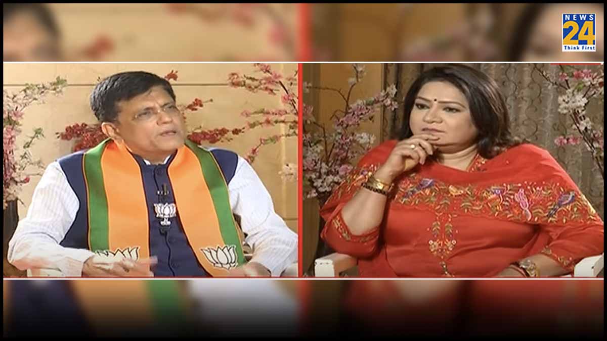 piyush goyal, bjp, interview, news 24, anurradha prasad