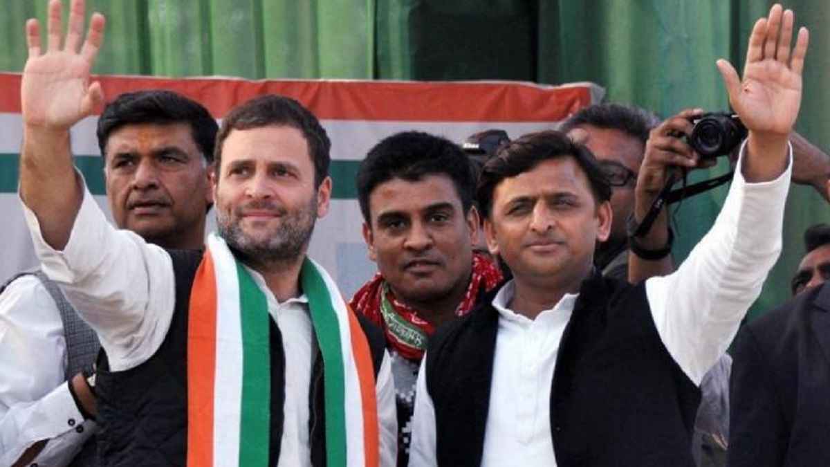 Rahul Gandhi Akhilesh Yadav INDIA Alliance Kaushambi Ghaziabad