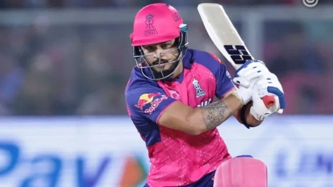 Riyan Parag Six RR vs GT IPL 2024 Riyan Parag Six