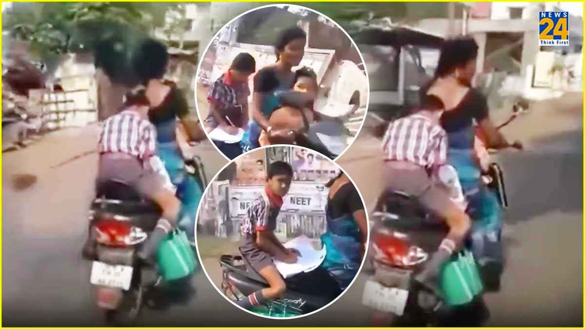 पढ़ने की ऐसी लगन सेहत के लिए खतरनाक, लोग बोले -ऐसा रिस्क ना ले बेटा