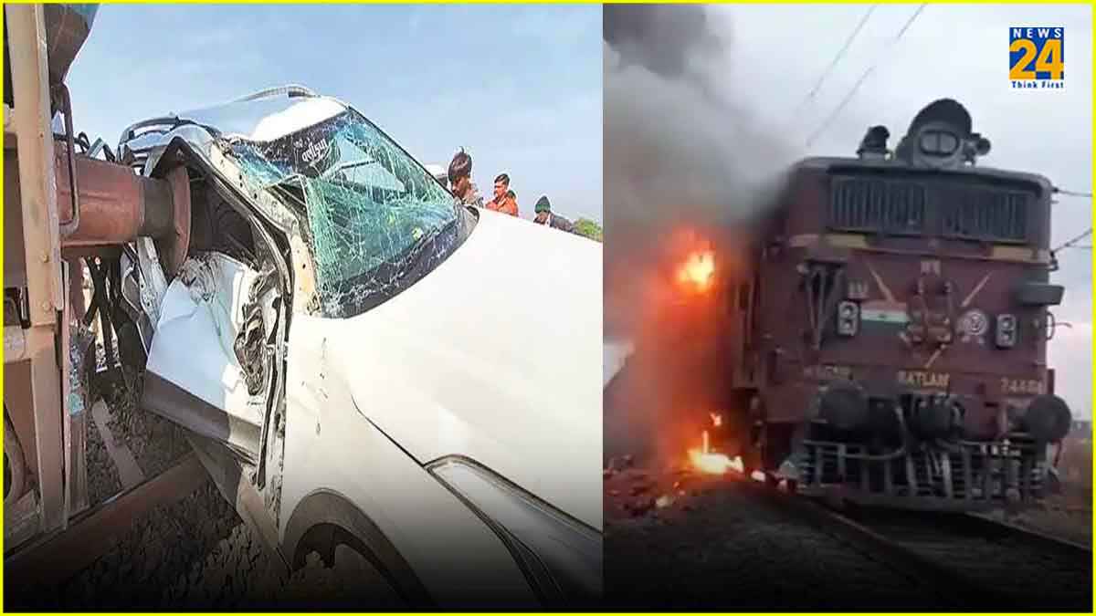 MP में टला बड़ा रेल हादसा, छत्तीसगढ़ में ट्रेन से टकराई कार, 1की मौत