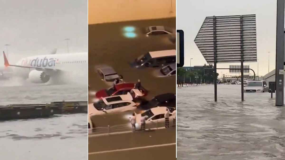 Dubai Flood Videos: दुबई बना ‘दरिया’; सड़कें-जहाज-कारें डूबी, एयरपोर्ट-मॉल में पानी भरा, यकीन नहीं होगा हाल देखकर