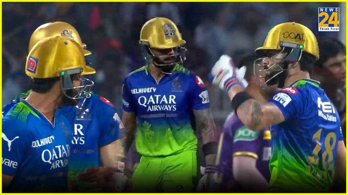 Virat kohli (45) ipl 2024 kkr vs rcb virat kohli 3rd umpire decision Out or Not Out