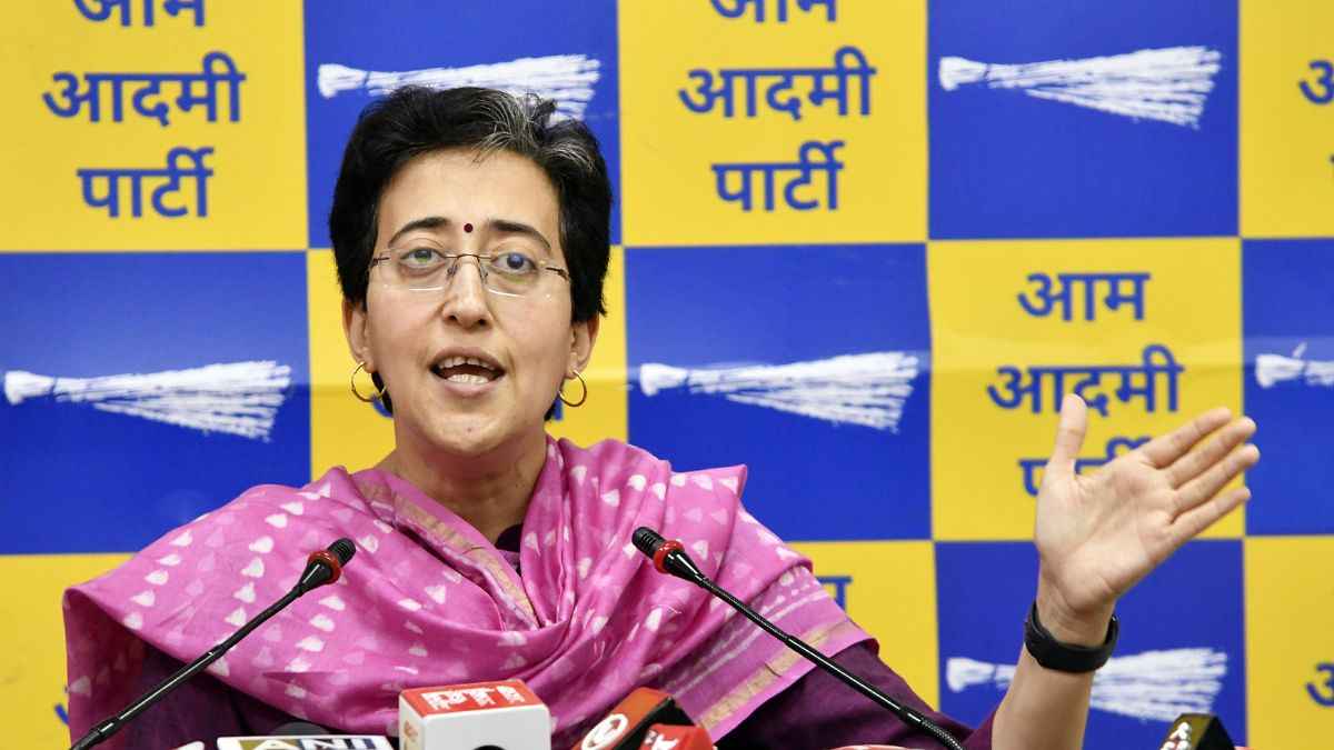 atishi targets bjp