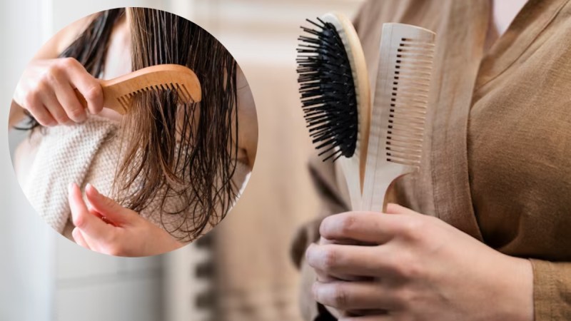 comb your hair according to ayurved