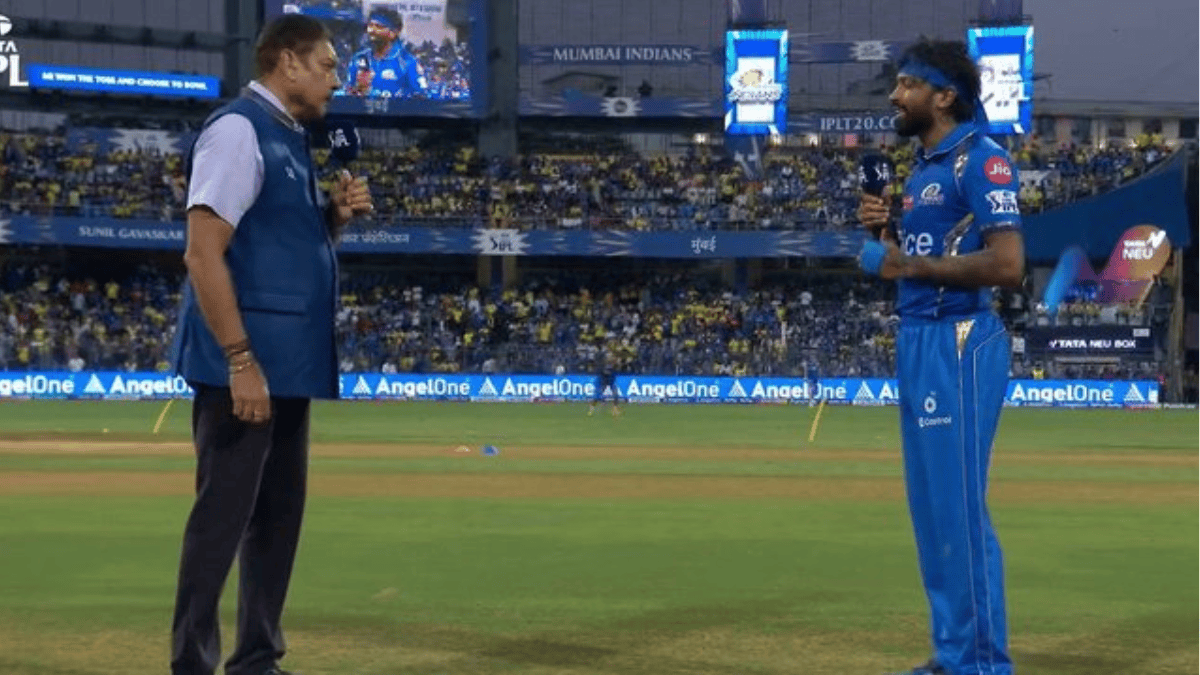 ipl 2024 mi vs csk hardik pandya forgets bowling or batting first toss