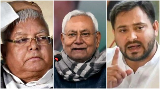 Lalu Yadav, Nitish Kumar, Tejashwi Yadav