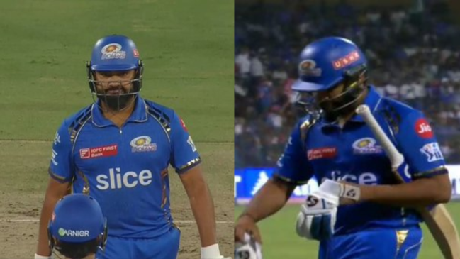 IPL 2024 MI vs RR rohit sharma golden duck fans reaction Vadapav trent boult