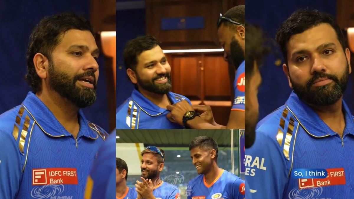 ipl 2024 mi vs dc rohit sharma reaction hardik pandya captaincy mumbai indians dressing room