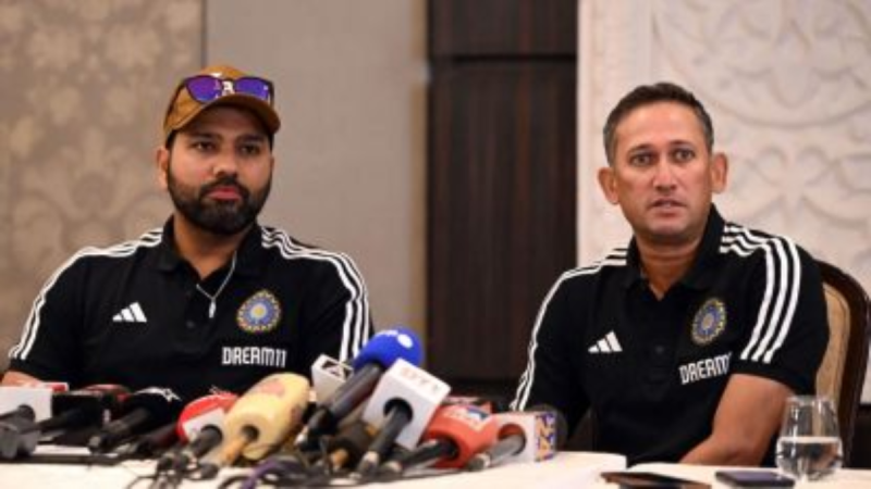 t20 world cup 2024 rohit sharma meeting ajit agarkar