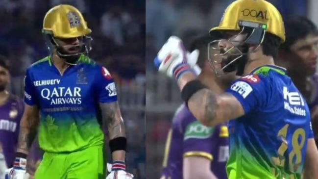 ipl 2024 kkr vs rcb virat kohli umpire decision