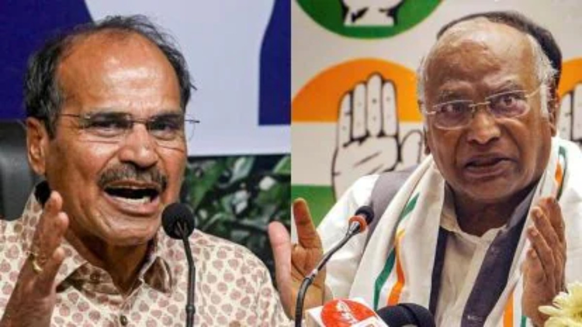 Adhir Ranjan Slams Mallikarjun Kharge