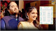 Anant- Radhika Pre Wedding Invitation