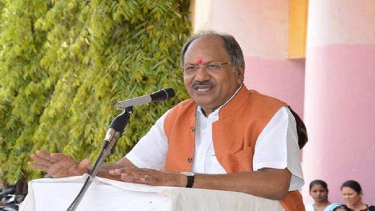 CG Cabinet Minister Brijmohan Agarwal Targets Congress