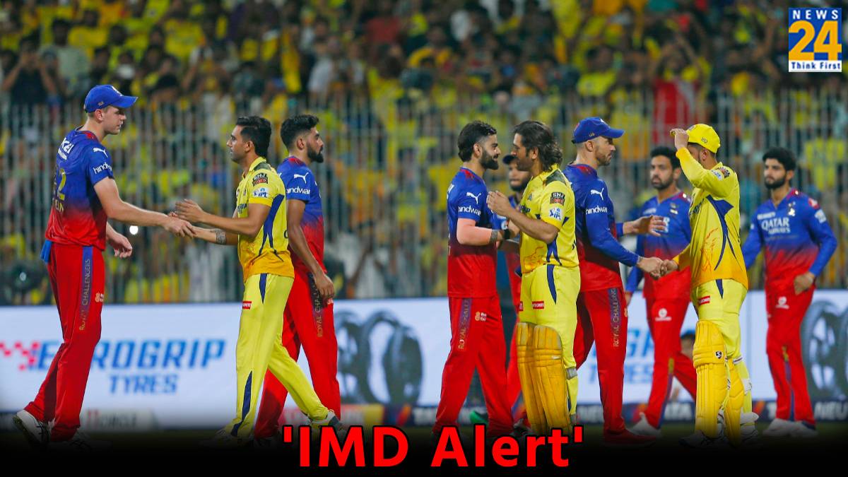 RCB vs CSK IPL 2024 Playoff Match IMD Alert Qualification Race