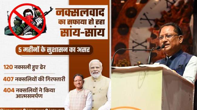 Chhattisgarh CM Vishnudev Sai on Naxalism