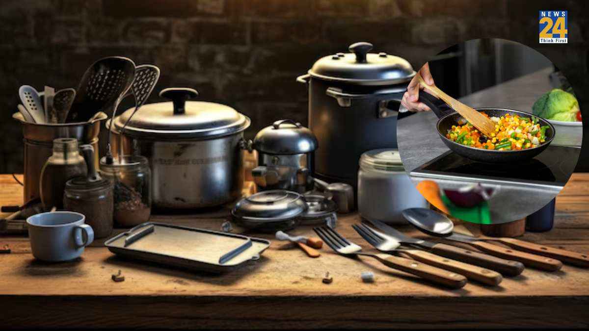 Do not cook food in these metal utensils