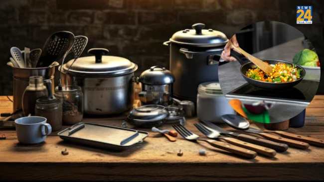 Do not cook food in these metal utensils