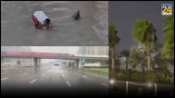 UAE Dubai Heavy Rain Caused Flood Alert