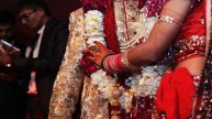Groom Kissed Bride in Garland Ceremony Hapur