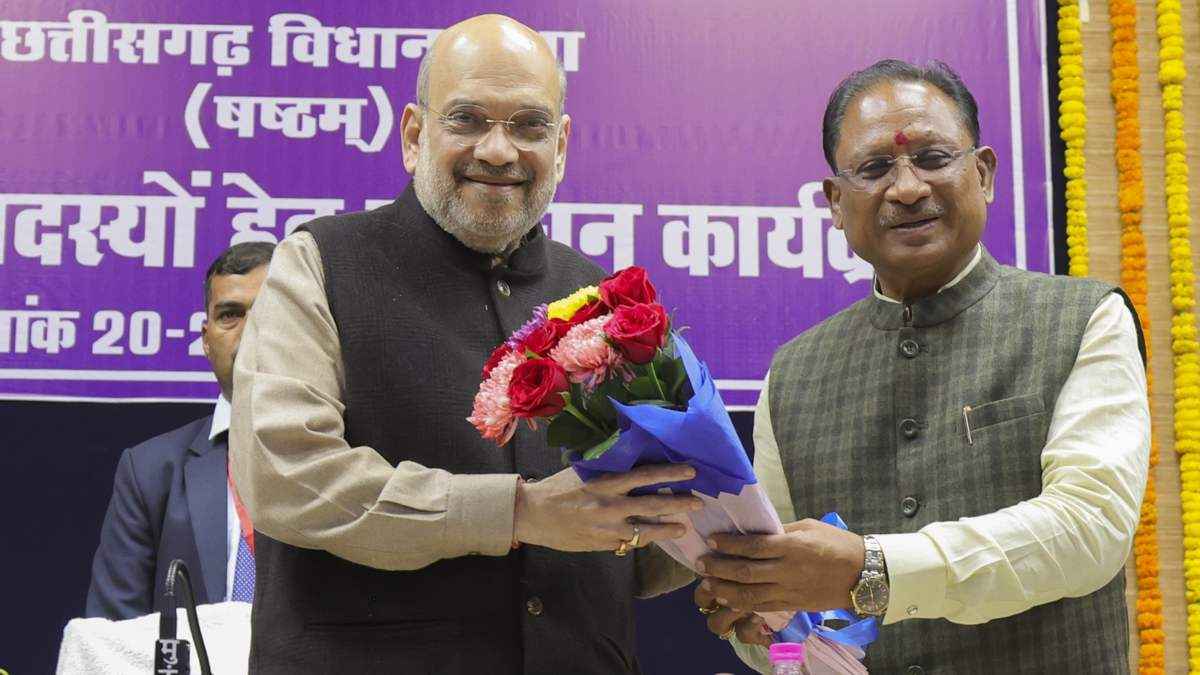 Home Minister Amit Shah Praised Chhattisgarh Sai Govt