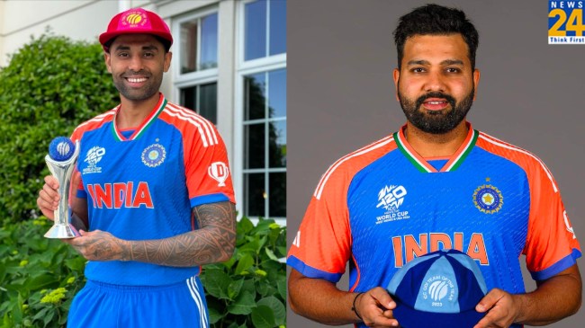 ICC Award T20 World Cup 2024 ICC Award to 7 Players Rohit sharma and suryakumar yadav