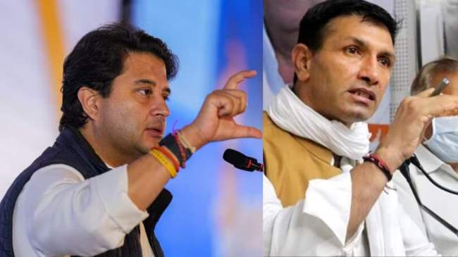 Jyotiraditya Scindia Attack Jeetu Patwari Jyotiraditya Scindia Attack Jeetu Patwari