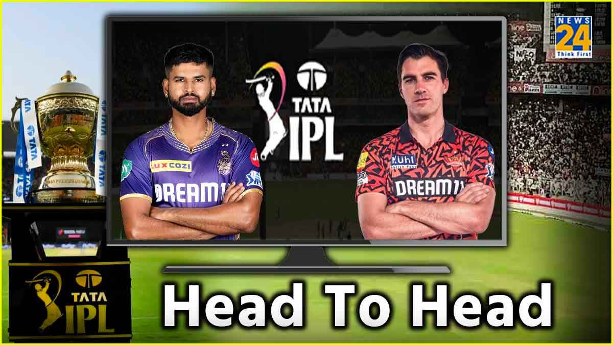 KKR vs SRH Head To Head Record Kolkata Knight Riders Sunrisers Hyderabad IPL 2024 Final